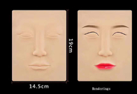 Gumowe materiały do ​​ćwiczeń tatuaż rzeźba brwi usta silikonowe 3D skórzane puste permanentny makijaż do treningu PMU