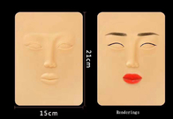 Gumowe materiały do ​​ćwiczeń tatuaż rzeźba brwi usta silikonowe 3D skórzane puste permanentny makijaż do treningu PMU